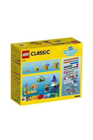 LEGO ® Classic Yaratıcı Şeffaf Yapım Parçaları 11013 - Çocuklar İçin Yaratıcı Yapım Seti (500 Parça)