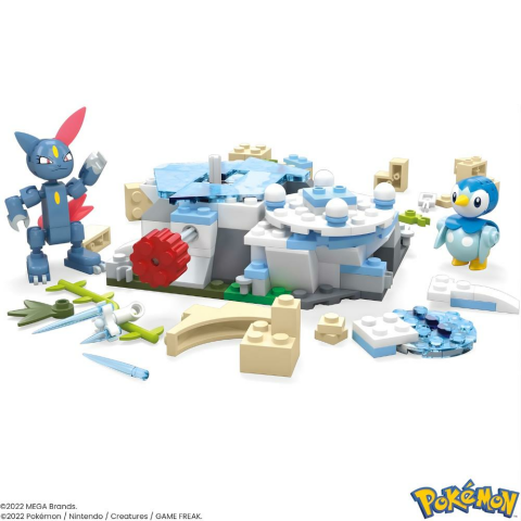 MEGA Pokémon Piplup ve Sneasel Kış Macerası Seti, 7 yaş ve üzeri, HKT20