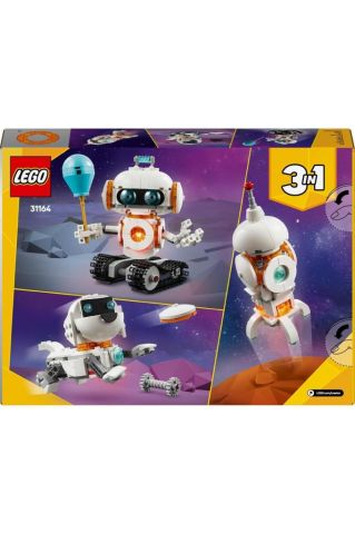 LEGO ® Creator 3’ü 1 Arada Uzay Robotu 31164 - 8 Yaş ve Üzeri Oyuncak Yapım Seti (281 Parça)