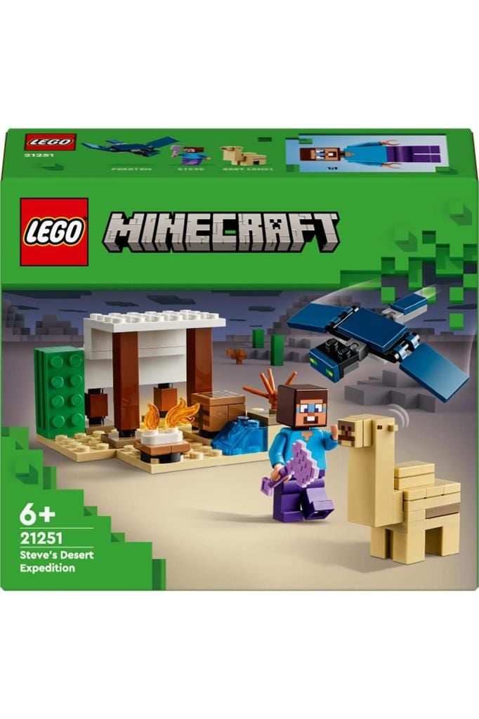 LEGO ® Minecraft® Steve'in Çöl Keşfi Seti 21251 (75 Parça)