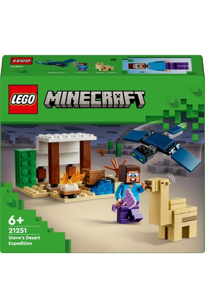 LEGO ® Minecraft® Steve'in Çöl Keşfi Seti 21251 (75 Parça)