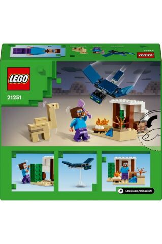 LEGO ® Minecraft® Steve'in Çöl Keşfi Seti 21251 (75 Parça)
