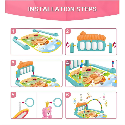 Babycim Piyanolu Mantar Oyun Halısı