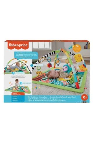 Fisher-Price 3'ü 1 Arada Yağmur Ormanı Jimnastik Merkezi