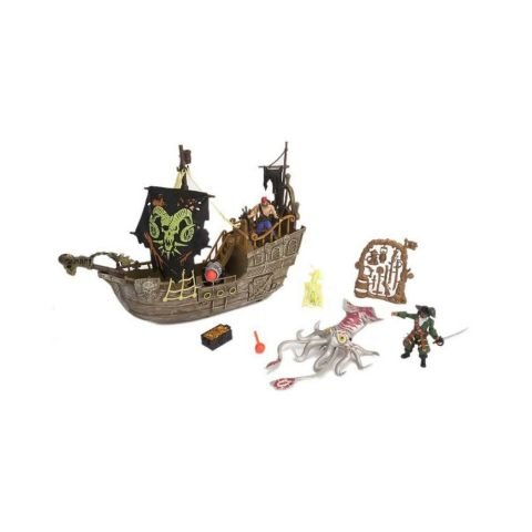 Korsan Gemisi Oyun Seti Karanlıkta Parlayan Gemi