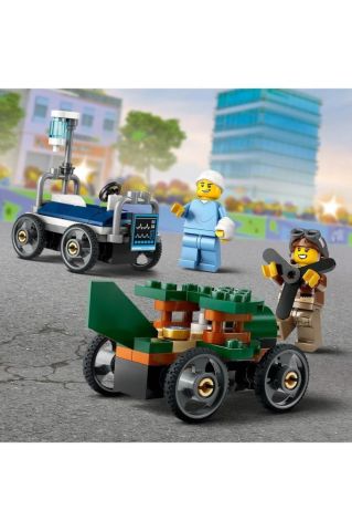 LEGO ®City Uçak, Hastane Yatağına Karşı Yarış Arabası Paketi 60459 - 5 Yaş Üzeri Yapım Seti (70Parça)