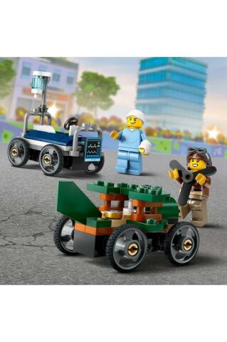 LEGO ®City Uçak, Hastane Yatağına Karşı Yarış Arabası Paketi 60459 - 5 Yaş Üzeri Yapım Seti (70Parça)