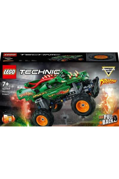LEGO ® Technic Monster Jam™ Dragon™ 42149 - 7 Yaş ve Üzeri İçin Kamyon Yapım Seti(217 Parça)