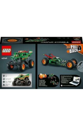 LEGO ® Technic Monster Jam™ Dragon™ 42149 - 7 Yaş ve Üzeri İçin Kamyon Yapım Seti(217 Parça)