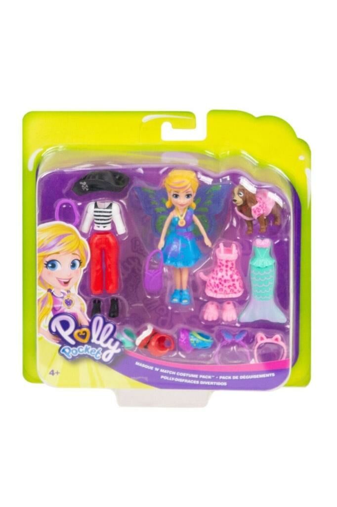 Polly Pocket ve Hayvan Dostu Kostüm Giyiyor Oyun Seti