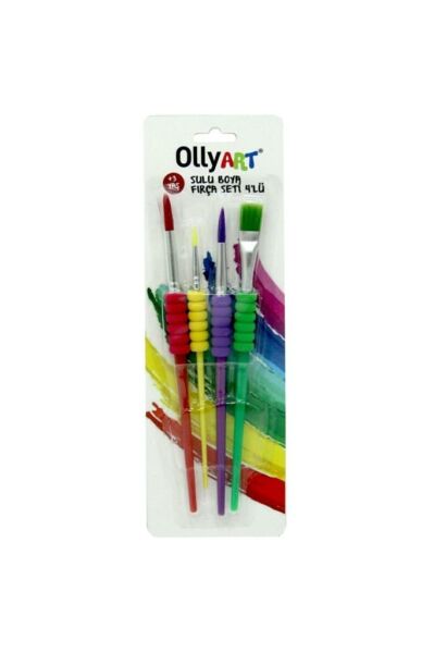 CARIOCA Ollyart Blisterli Fırça Seti 4'lü