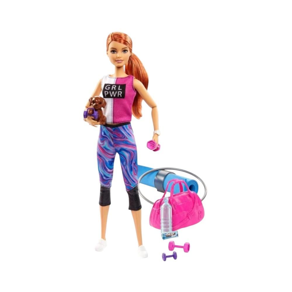 Barbie Wellness - Barbie'nin Spa Günü Bebekleri - Spor Temalı GJG57-GKH73.