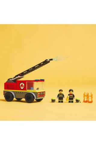 LEGO ® City Merdivenli İtfaiye Kamyonu 60463 - 4 Yaş ve Üzeri için Oyuncak Yapım Seti (82 Parça)
