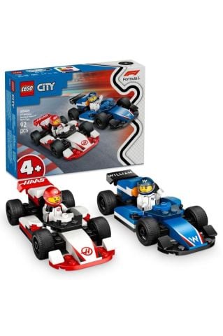 LEGO ® City F1® Williams Racing ve Haas F1® Yarış Arabaları 60464 - 4 Yaş ve Üzeri Yapım Seti (92 P)