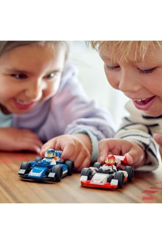 LEGO ® City F1® Williams Racing ve Haas F1® Yarış Arabaları 60464 - 4 Yaş ve Üzeri Yapım Seti (92 P)