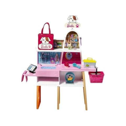 Barbie Bebek ve Evcil Hayvan Dükkanı Oyun Seti  GRG90