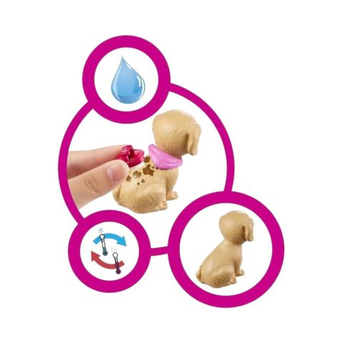 Barbie Bebek ve Evcil Hayvan Dükkanı Oyun Seti  GRG90