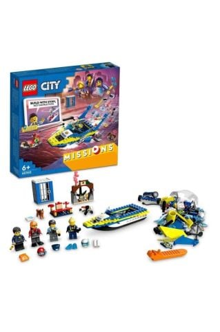 LEGO 60355 City - Su Polisi Dedektif Görevleri, 278 Parça, +6 Yaş