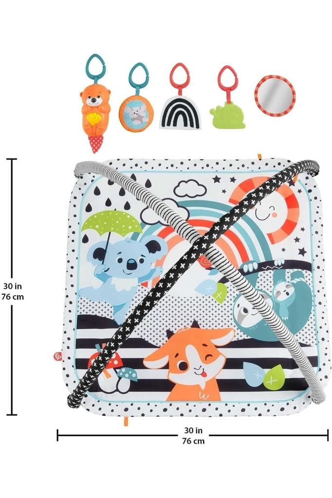 Fisher-price Neşeli Hayvanlar 3ü1 Arada Jimnastik Merkezi Hbp41