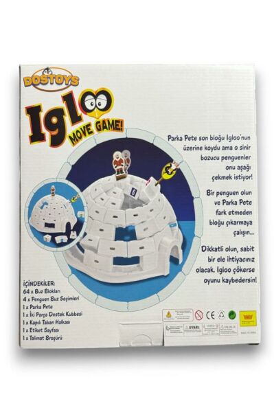 Igloo Move Game! Hamle Oyunu, Kutu Masa Oyuncakları Eğitici Aile Içi Eğlenceli Aktivite Oyunu