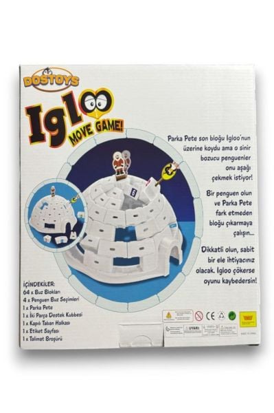 Igloo Move Game! Hamle Oyunu, Kutu Masa Oyuncakları Eğitici Aile Içi Eğlenceli Aktivite Oyunu