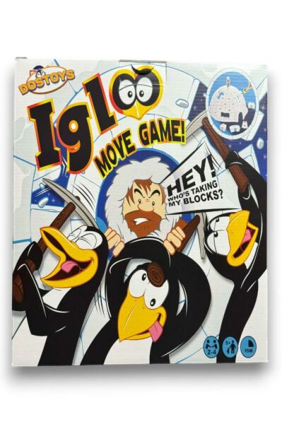 Igloo Move Game! Hamle Oyunu, Kutu Masa Oyuncakları Eğitici Aile Içi Eğlenceli Aktivite Oyunu