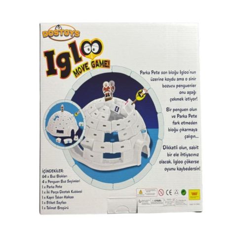 Igloo Move Game! Hamle Oyunu, Kutu Masa Oyuncakları Eğitici Aile Içi Eğlenceli Aktivite Oyunu