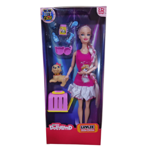 Manken Bebek Aksesuarlı Oyun Seti