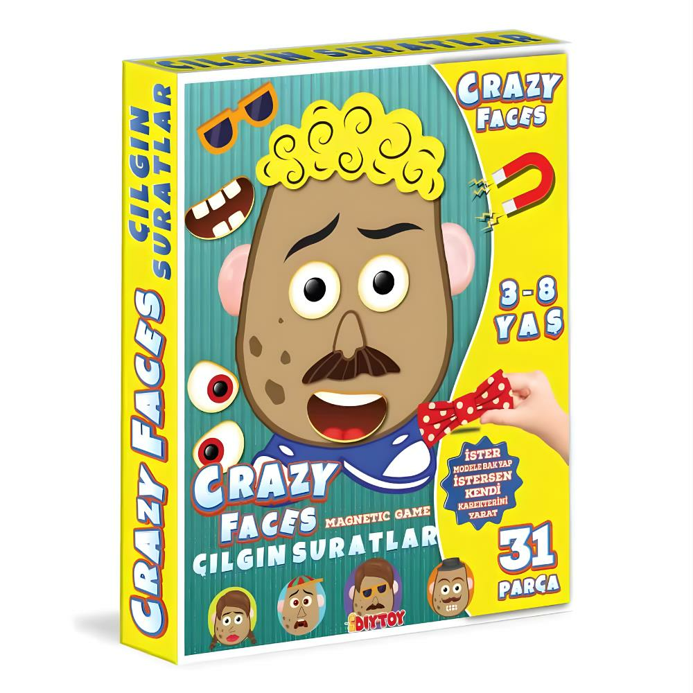 Manyetik Magnet Eğlenceli Suratlar