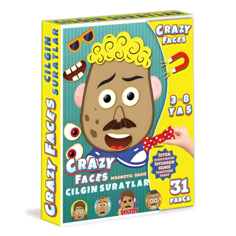 Manyetik Magnet Eğlenceli Suratlar