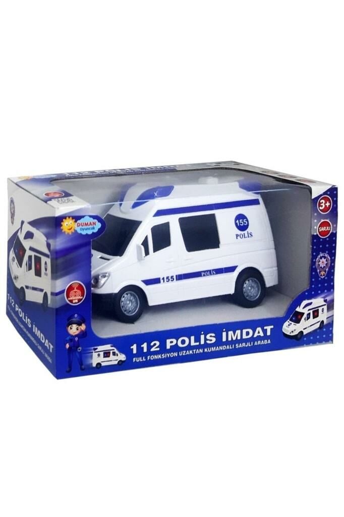 Uzaktan Kumandalı Şarjlı Full Fonksiyonlu Polis 20 cm