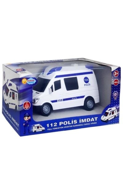 Uzaktan Kumandalı Şarjlı Full Fonksiyonlu Polis 20 cm