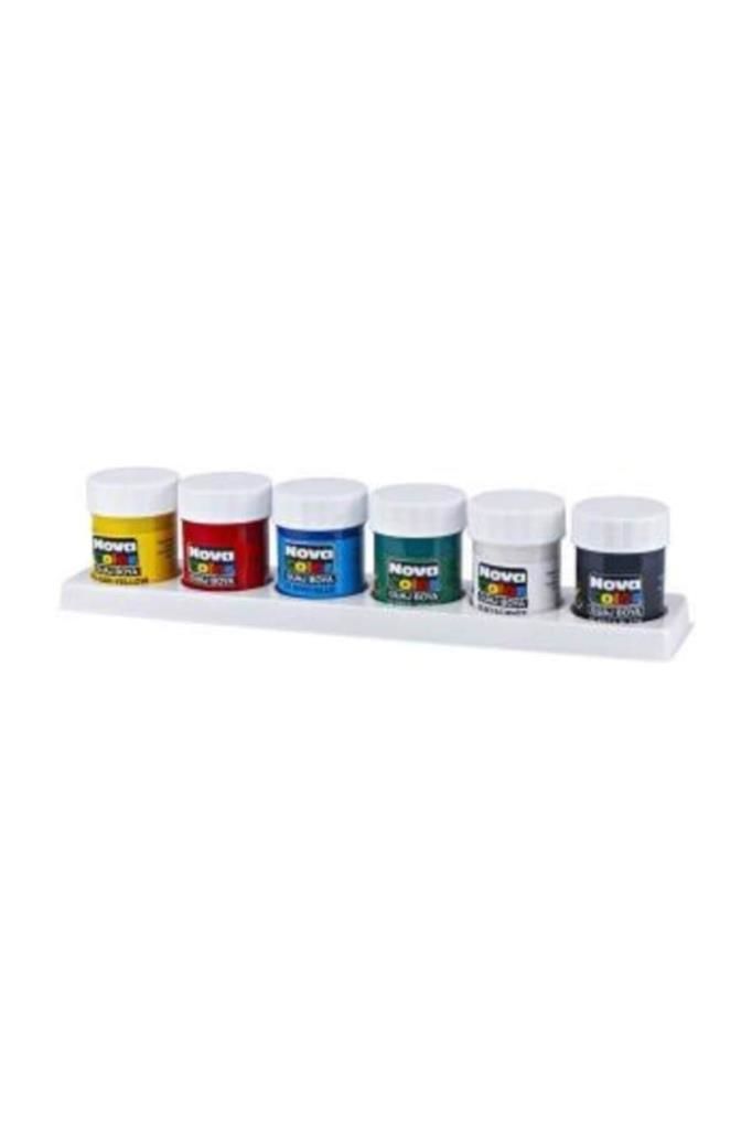 Nova Color Guaj Boya 6 Renk X 30 Cc. Şişe