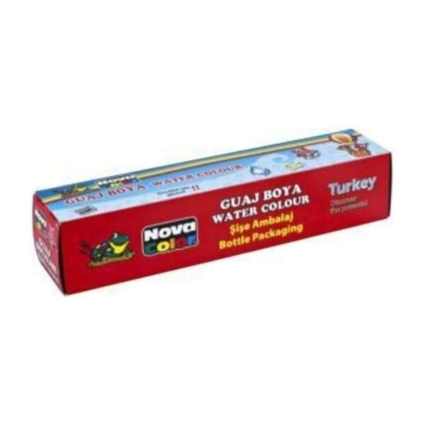 Nova Color Guaj Boya 6 Renk X 30 Cc. Şişe