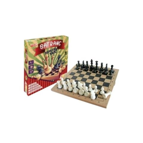 Zekice Ahşap Satranç Akıl Ve Zeka Oyunu