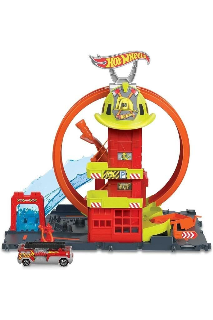 Hot Wheels Çember Pistli Iftaiye Istasyonu HKX41