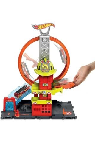 Hot Wheels Çember Pistli Iftaiye Istasyonu HKX41