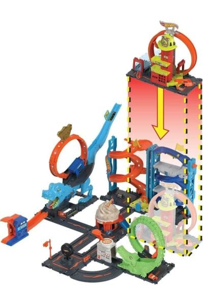 Hot Wheels Çember Pistli Iftaiye Istasyonu HKX41