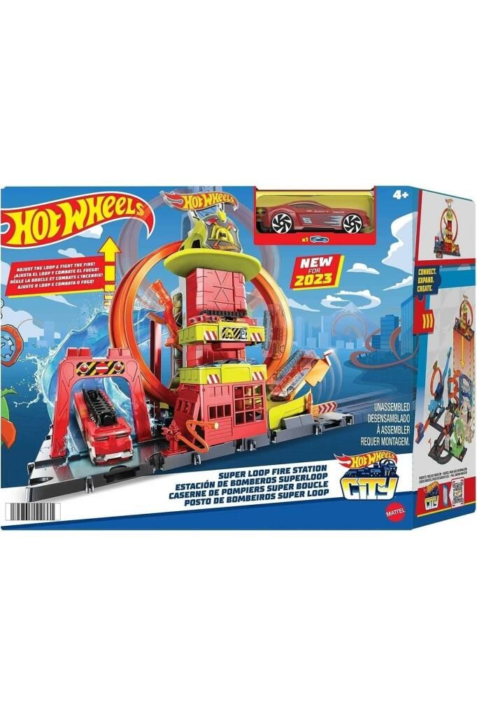 Hot Wheels Çember Pistli Iftaiye Istasyonu HKX41