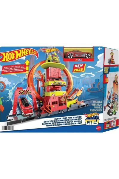 Hot Wheels Çember Pistli Iftaiye Istasyonu HKX41