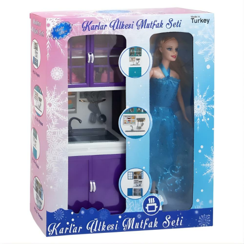 Oydaş Oyuncak Karlar Ülkesi Lavabo Bebekli OYD-02328