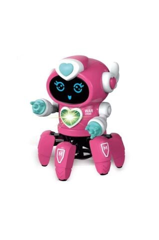 Sesli Işıklı Sevimli Robot - Uzaktan Kumandalı Robot