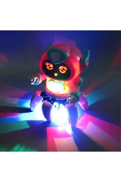 Sesli Işıklı Sevimli Robot - Uzaktan Kumandalı Robot