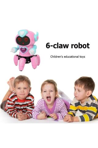 Sesli Işıklı Sevimli Robot - Uzaktan Kumandalı Robot