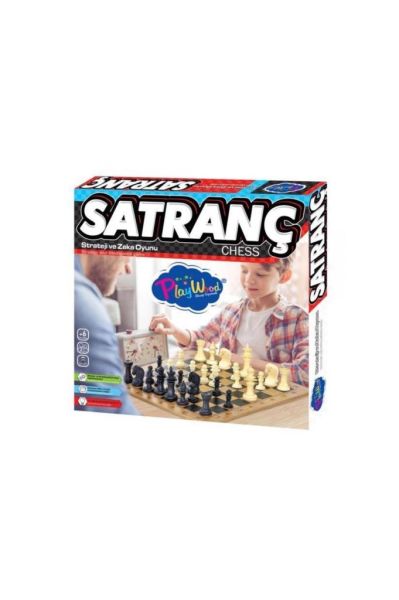 ONYIL KUTUDA AHŞAP SATRANÇ