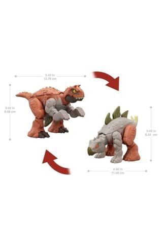 Jurassic World Değişim Serisi Çifte Tehlike Dinozor Figürleri HLP05-HLP07