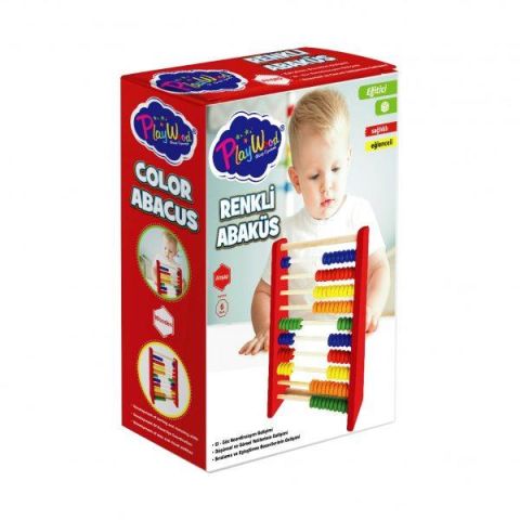 Kutuda Renkli Ahşap Abaküs