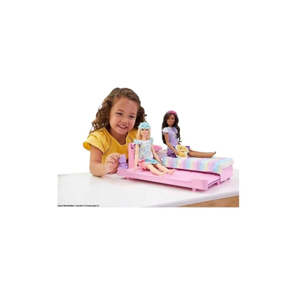 Barbie My First Barbie - İlk Barbie Bebeğim - Barbie'nin Yatağı Oyun Seti