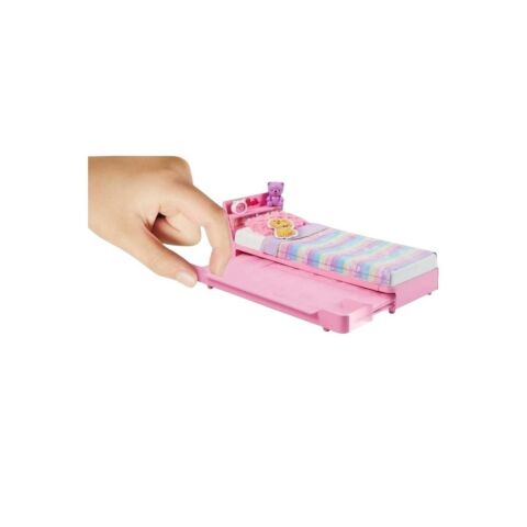 Barbie My First Barbie - İlk Barbie Bebeğim - Barbie'nin Yatağı Oyun Seti
