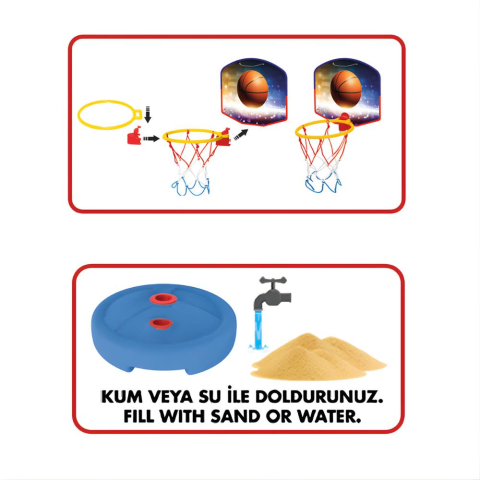 Küçük Ayaklı Basket Potası